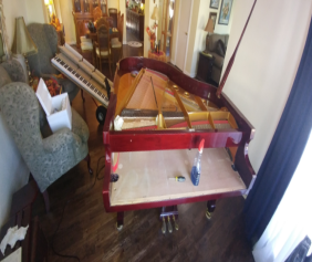 repairing piano